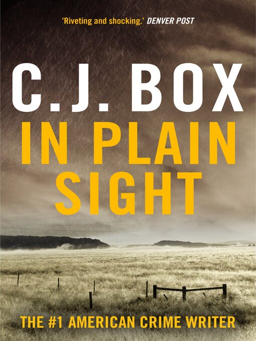 Title details for In Plain Sight by C.J. Box - Wait list